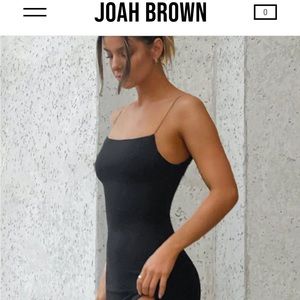 Joah Brown strappy slit dress